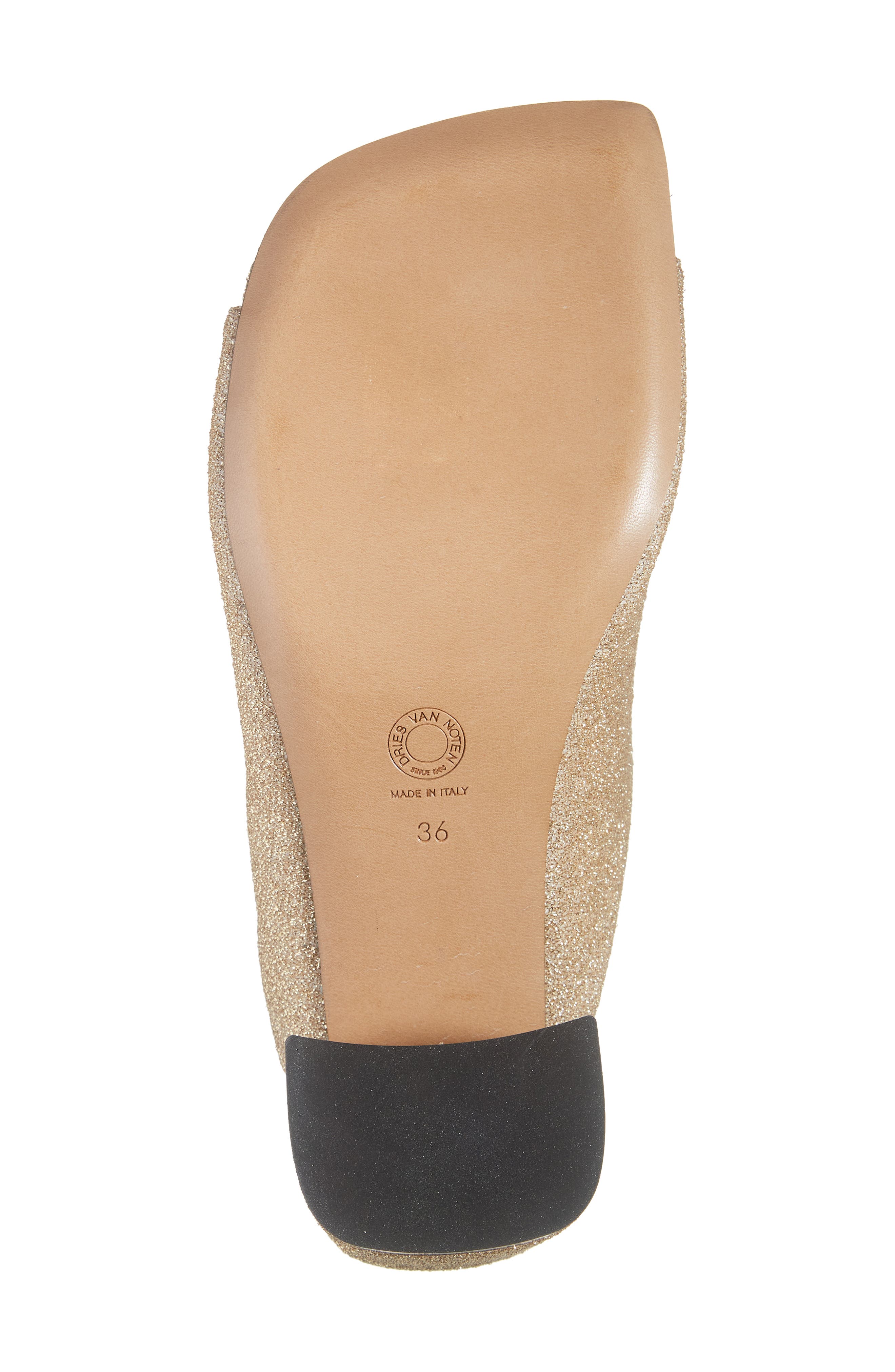 Glitter Slide Sandal, Alternate, color, GOLD