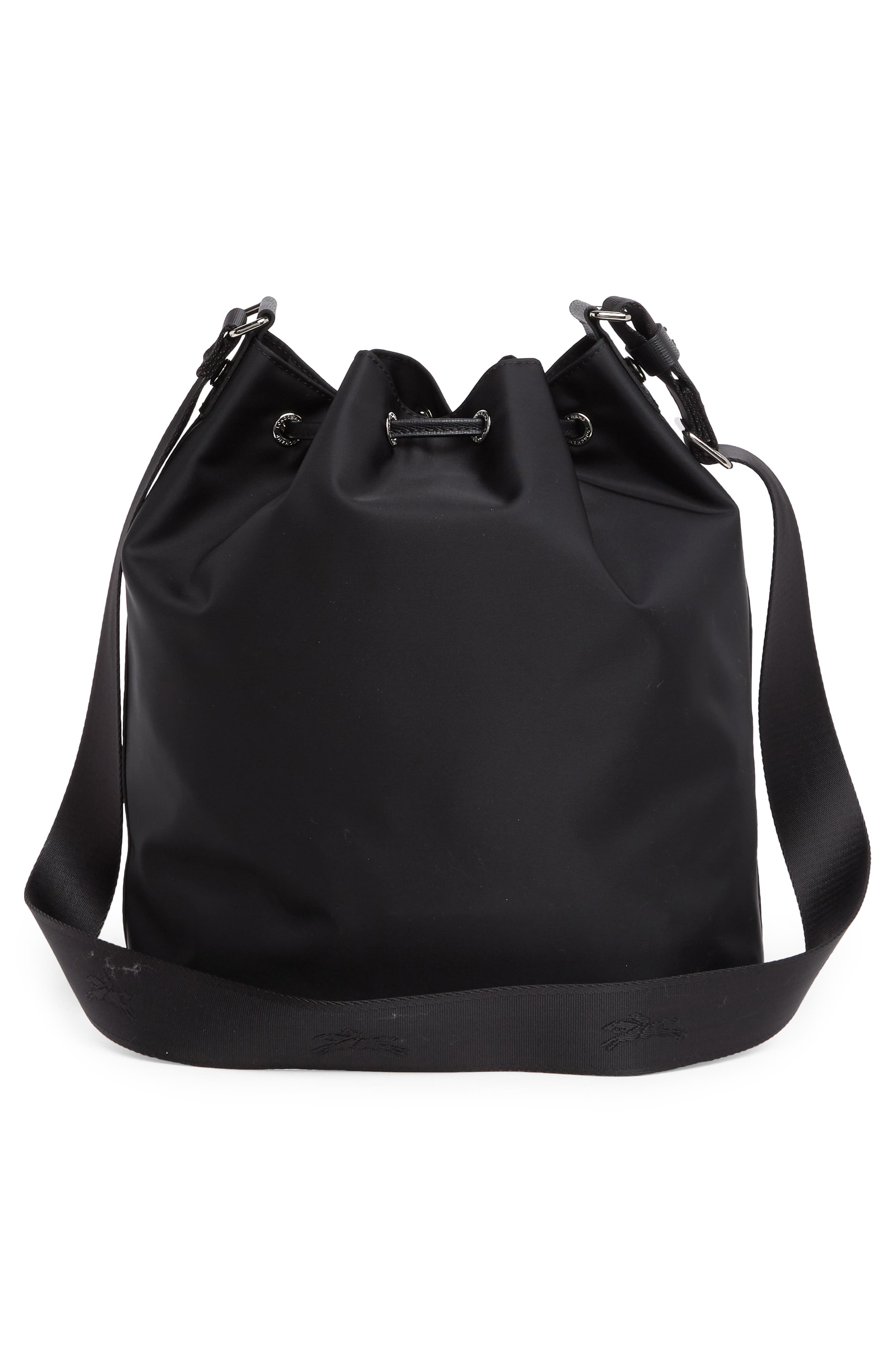 Longchamp Le Pliage Neo Bucket Bag, Alternate, color, Black