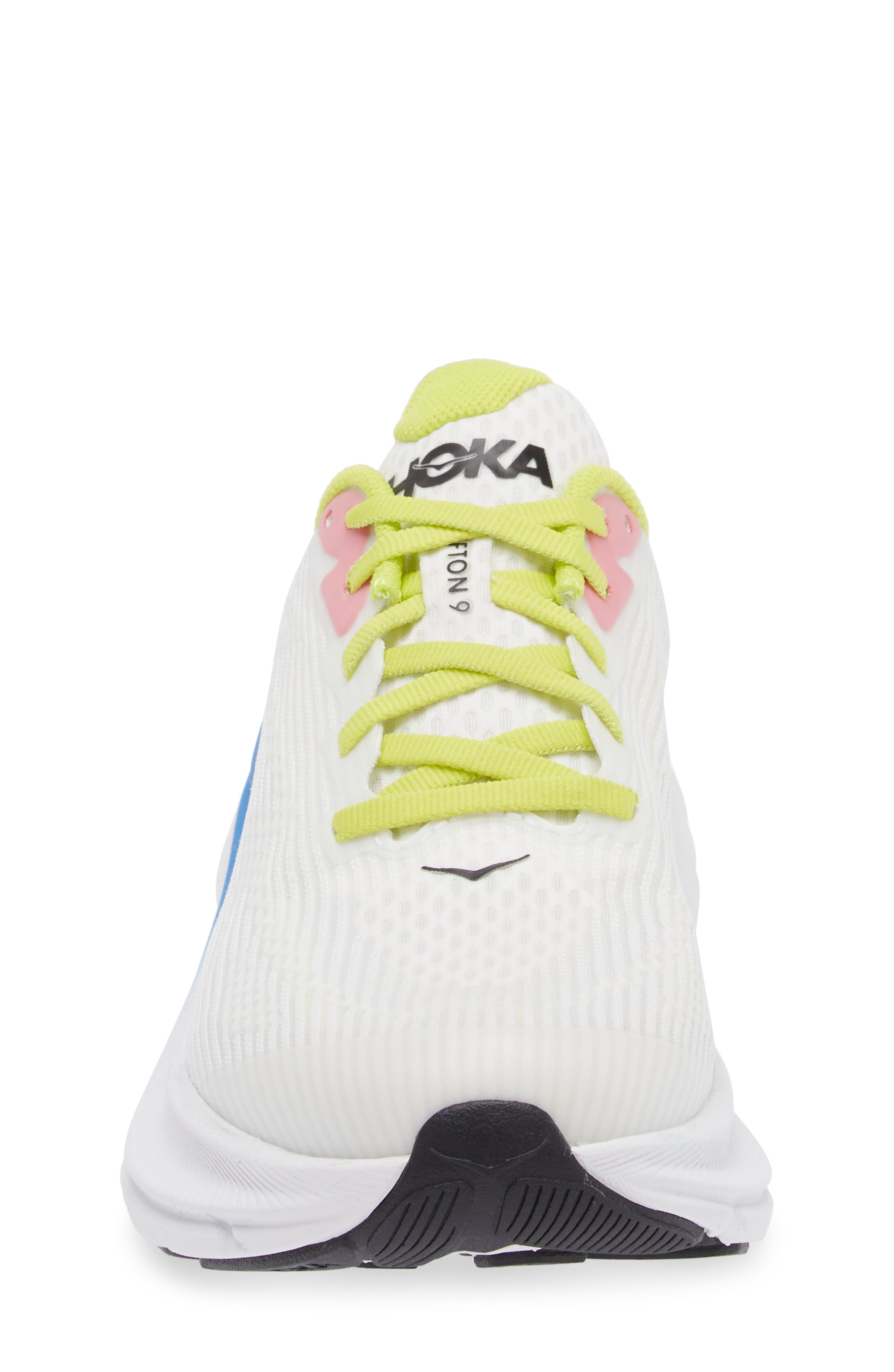 HOKA Kids' Clifton Youth Running Shoe, Alternate, color, Blanc/ Virtual Blue