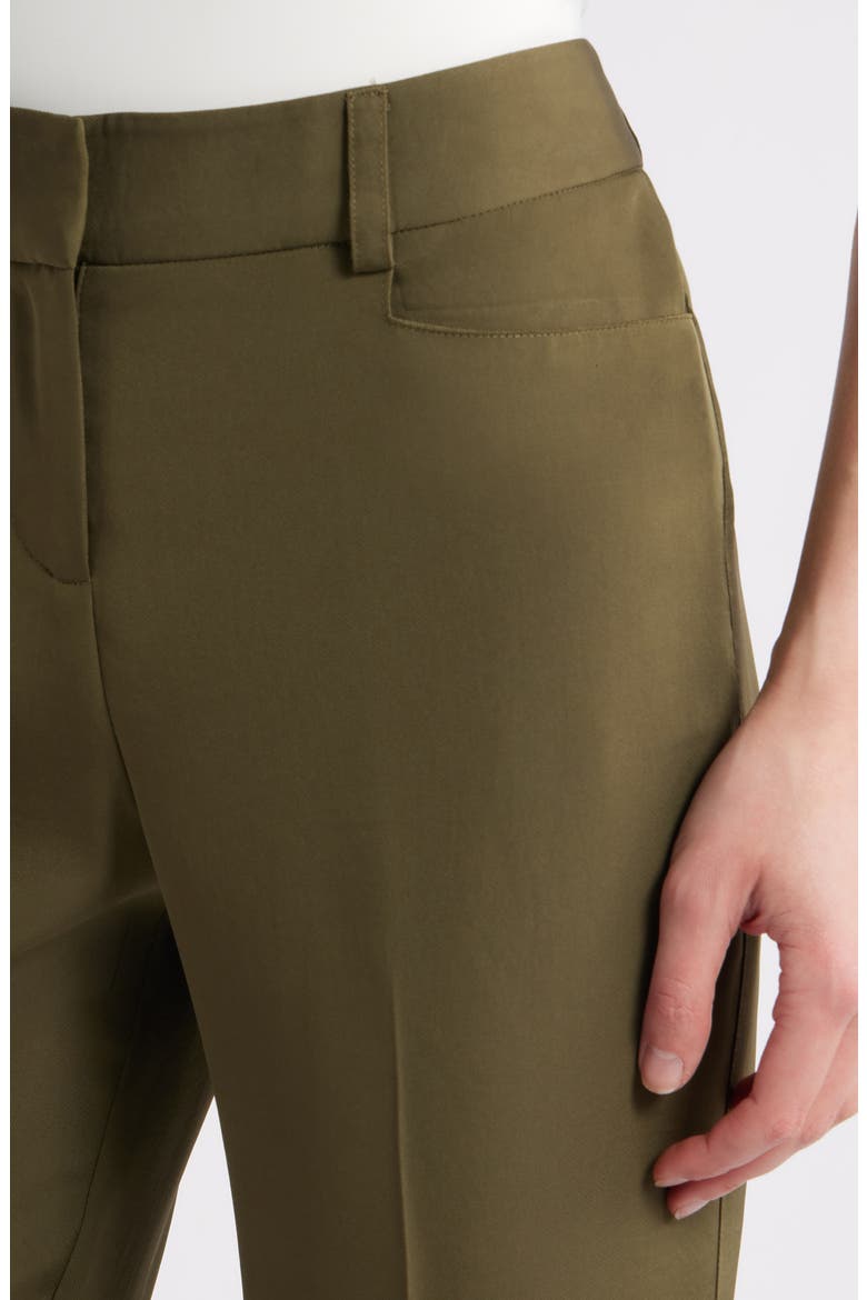 Brushed Woven Straight Leg Pants, Alternate, color, OLIVE