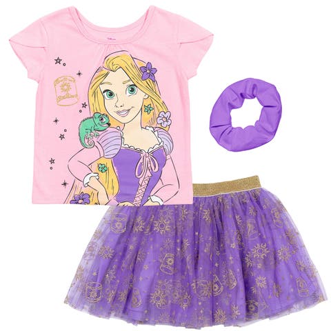 T-Shirt Skirt & Scrunchie Set (Toddler, Little Kid & Big Kid)