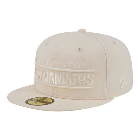 Men's New Era Cream Washington Commanders Color Pack 59FIFTY Fitted Hat
