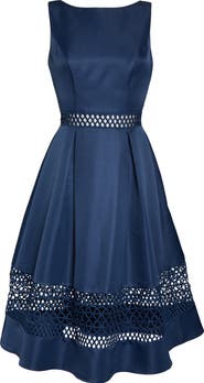 Chi Chi London Delia Fit & Flare Dress