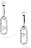 Messika Move Link Diamond Drop Earrings
