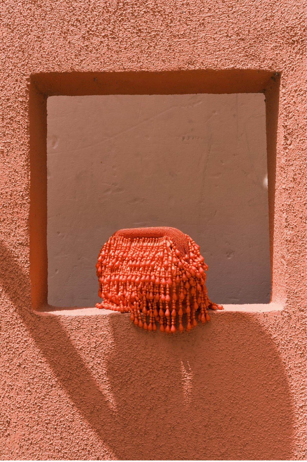 SIMONMILLER Beaded Drop Clutch, Alternate, color, Orange