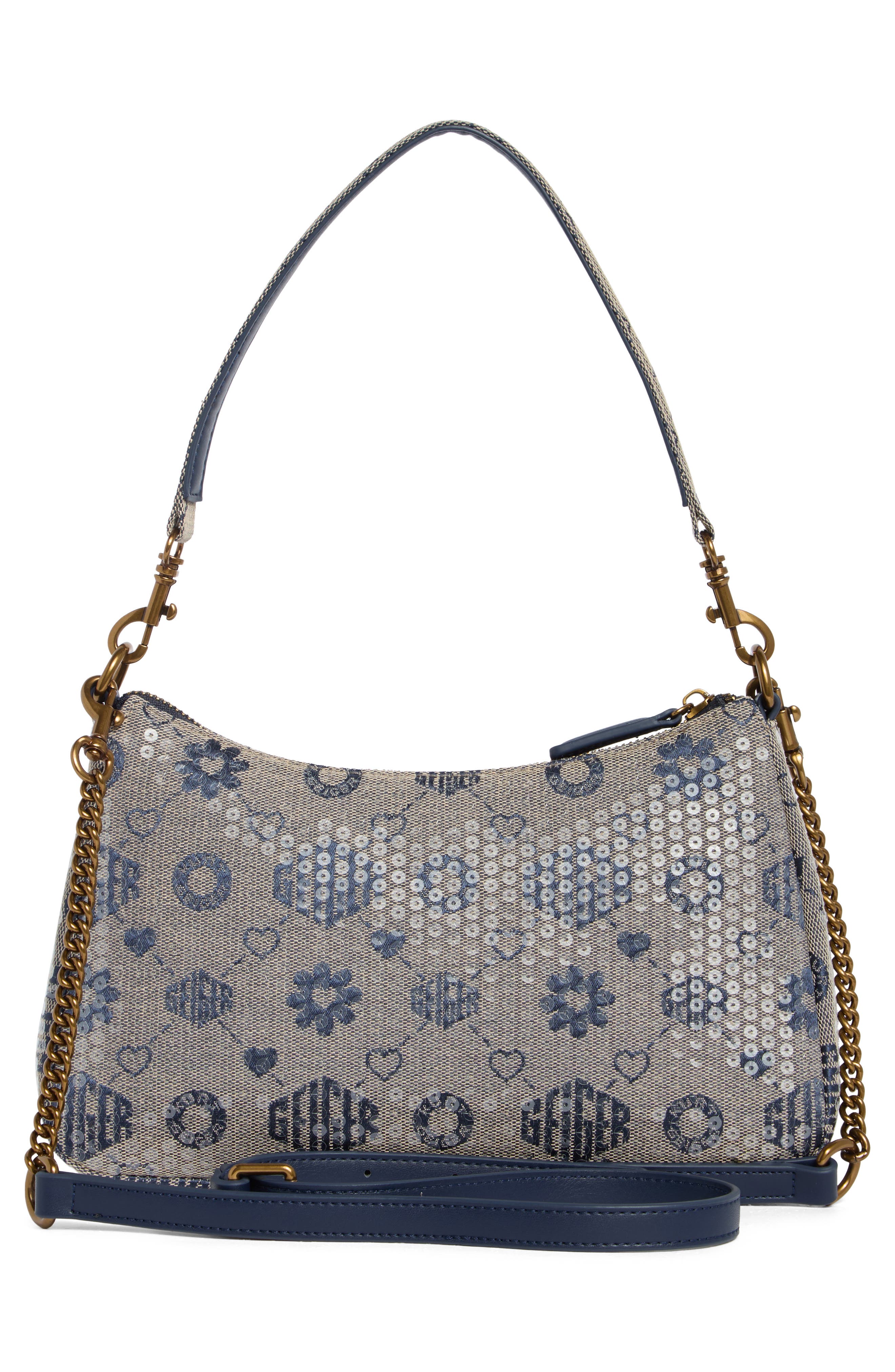 Kurt Geiger London Highgate Shoulder Bag, Alternate, color, Open Blue