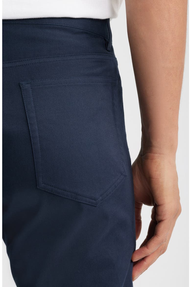 Raffi Soft Stretch Cotton & Lyocell Slim Leg Pants, Alternate, color, BALTIC