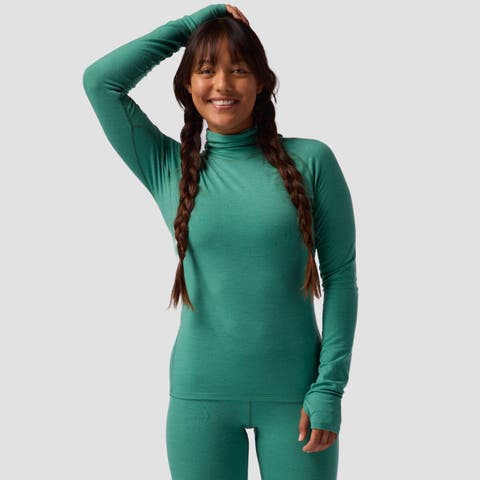 Cedars Rws Merino Lt-Wt Baselayer Balaclava Top - Women's