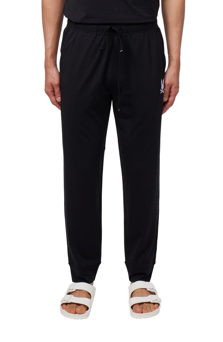 Psycho Bunny Drawstring Waist Cotton & Modal Lounge Pants, Main, color,