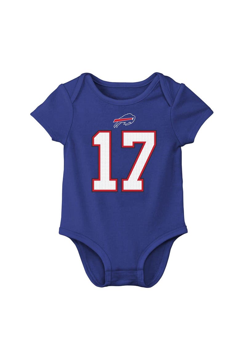 Newborn & Infant Nike Josh Allen Royal Buffalo Bills Player Name & Number Bodysuit, Alternate, color, Royal
