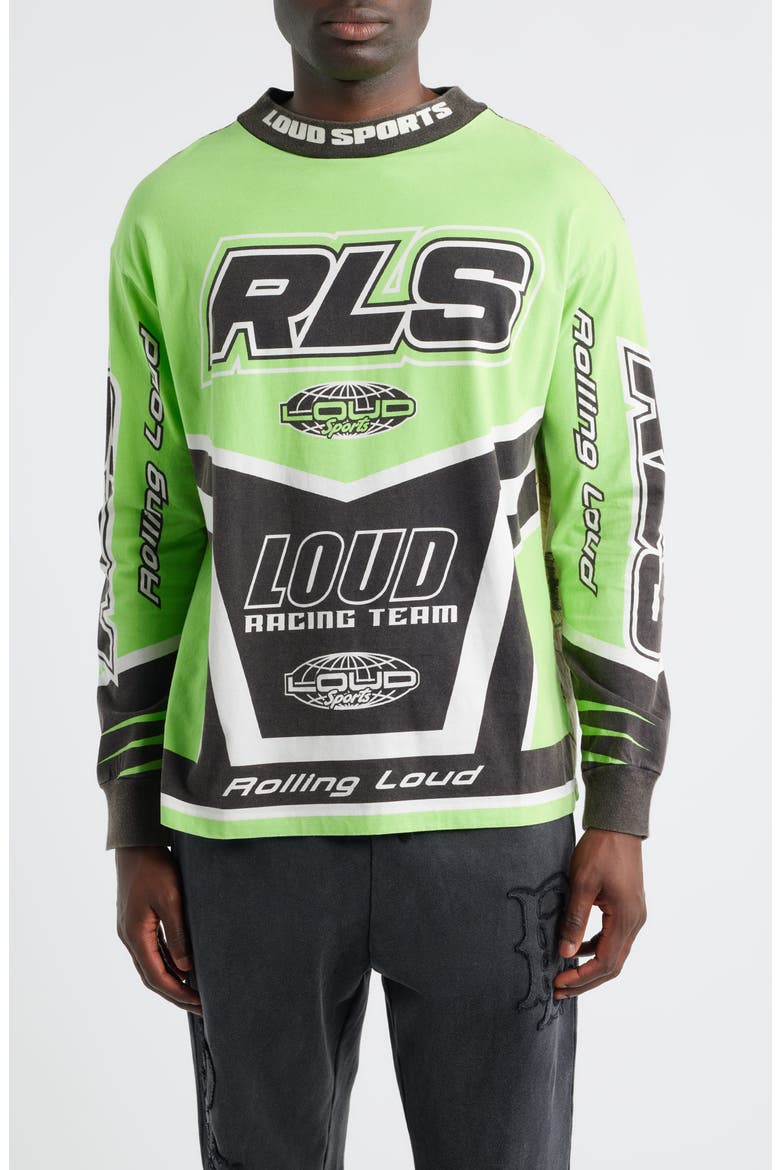 Raceday Cotton Jersey, Main, color, GREEN
