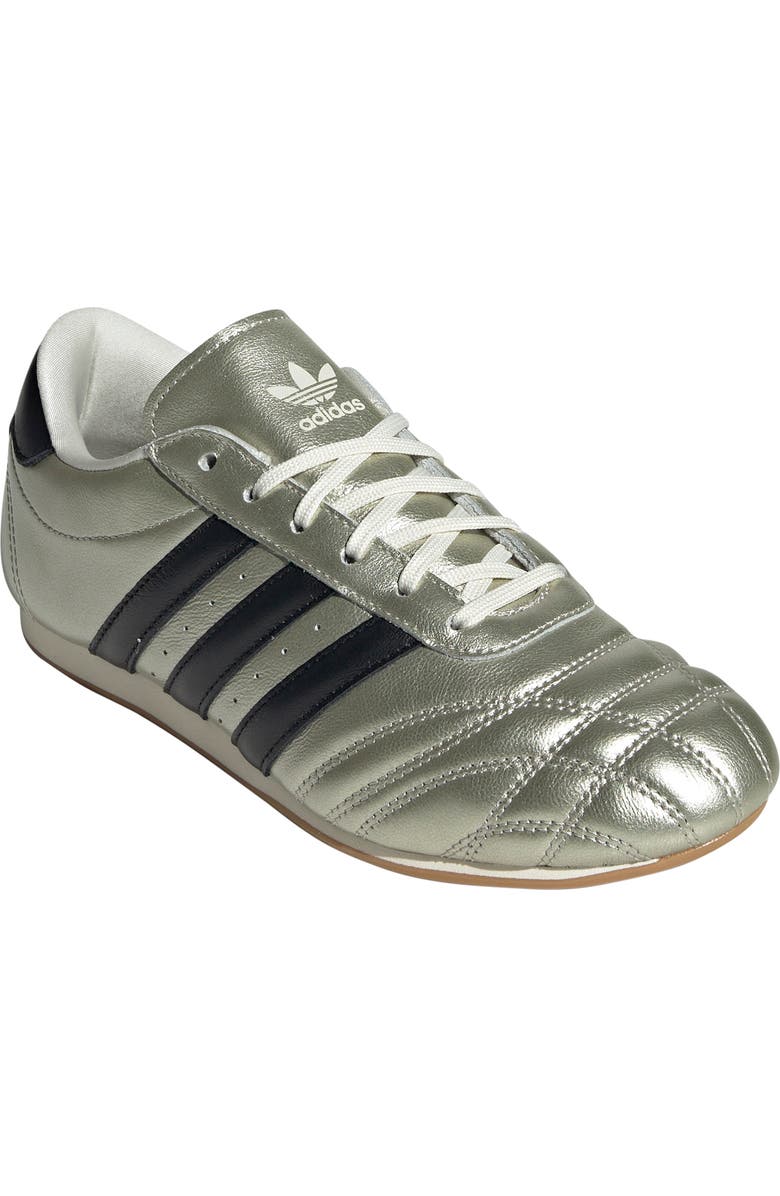 adidas Taekwondo Sneaker, Main, color, Silver/ Core Black/ Off White