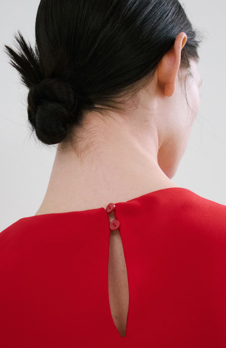 MANGO Vestido Sleeveless Asymmetric Midi Dress, Alternate, color, Red