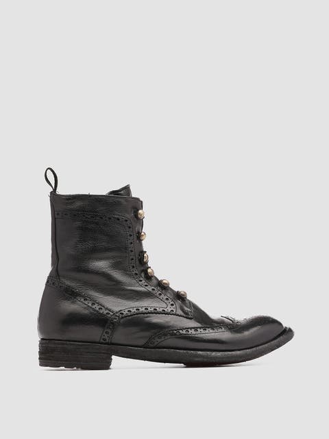 Lexikon 131 Leather Brogue Ankle Boots