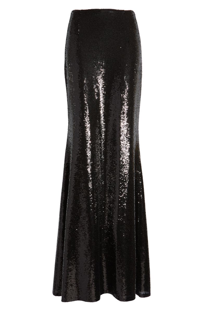 Carolina Herrera Sequin Evening Skirt, Alternate, color, 