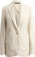 Lauren Ralph Lauren Mixed Stripe Linen Jacket
