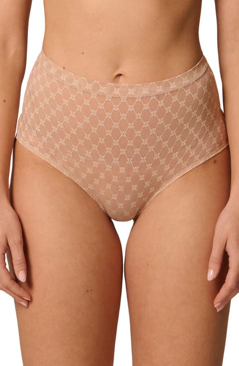 Plume Embroidered Shaping Briefs