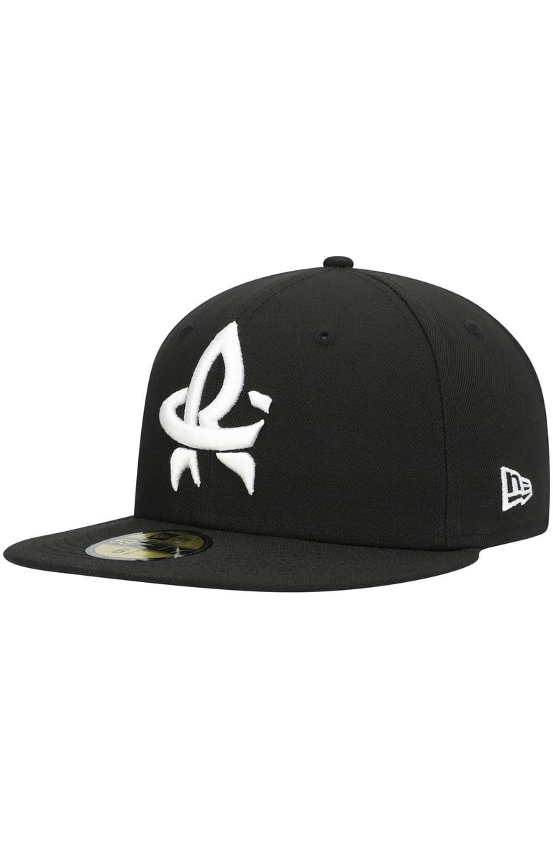 New Era Men's New Era Black Rocket City Trash Pandas Authentic Collection Team Alternate 59FIFTY Fitted Hat, Alternate, color, Black