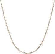 Jennifer Fisher 18K Gold Round Cut Lab Created Diamond Tennis Necklace - 4.0 ctw