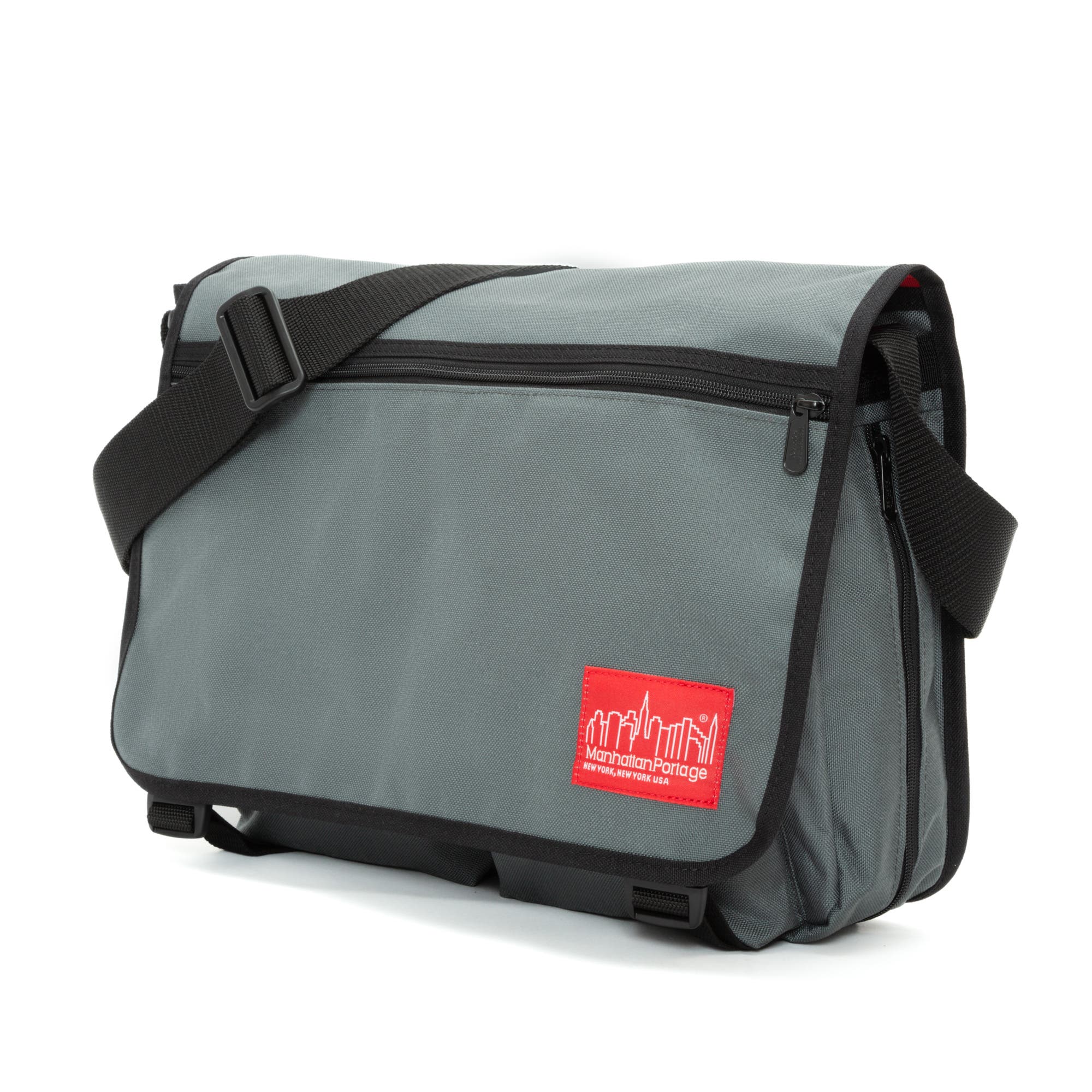 Europa Expandable Messenger Bag (LG), Premium CORDURA® Work & Travel Carry, Alternate, color, Grey