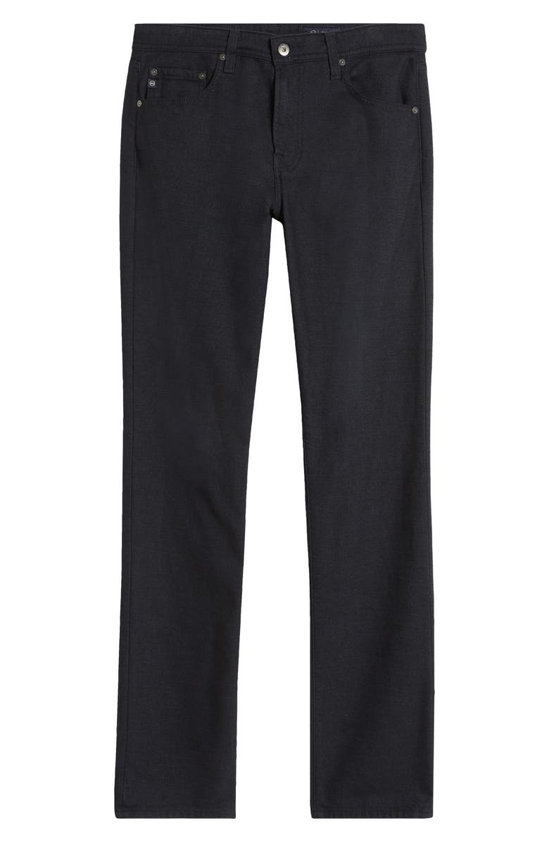 AG Everett Slim Straight Leg Brushed Cotton Twill Pants, Alternate, color, Ocean Storm