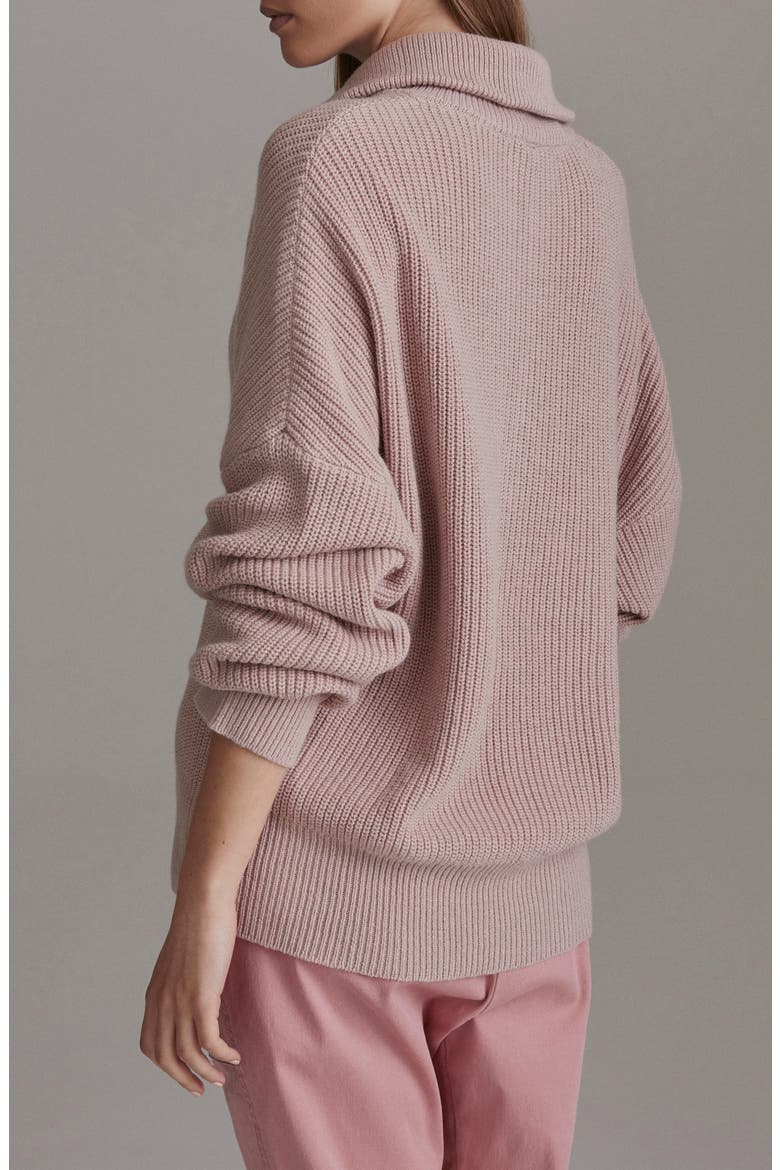 Axtell Half Zip Sweater, Alternate, color, PALE BLUSH