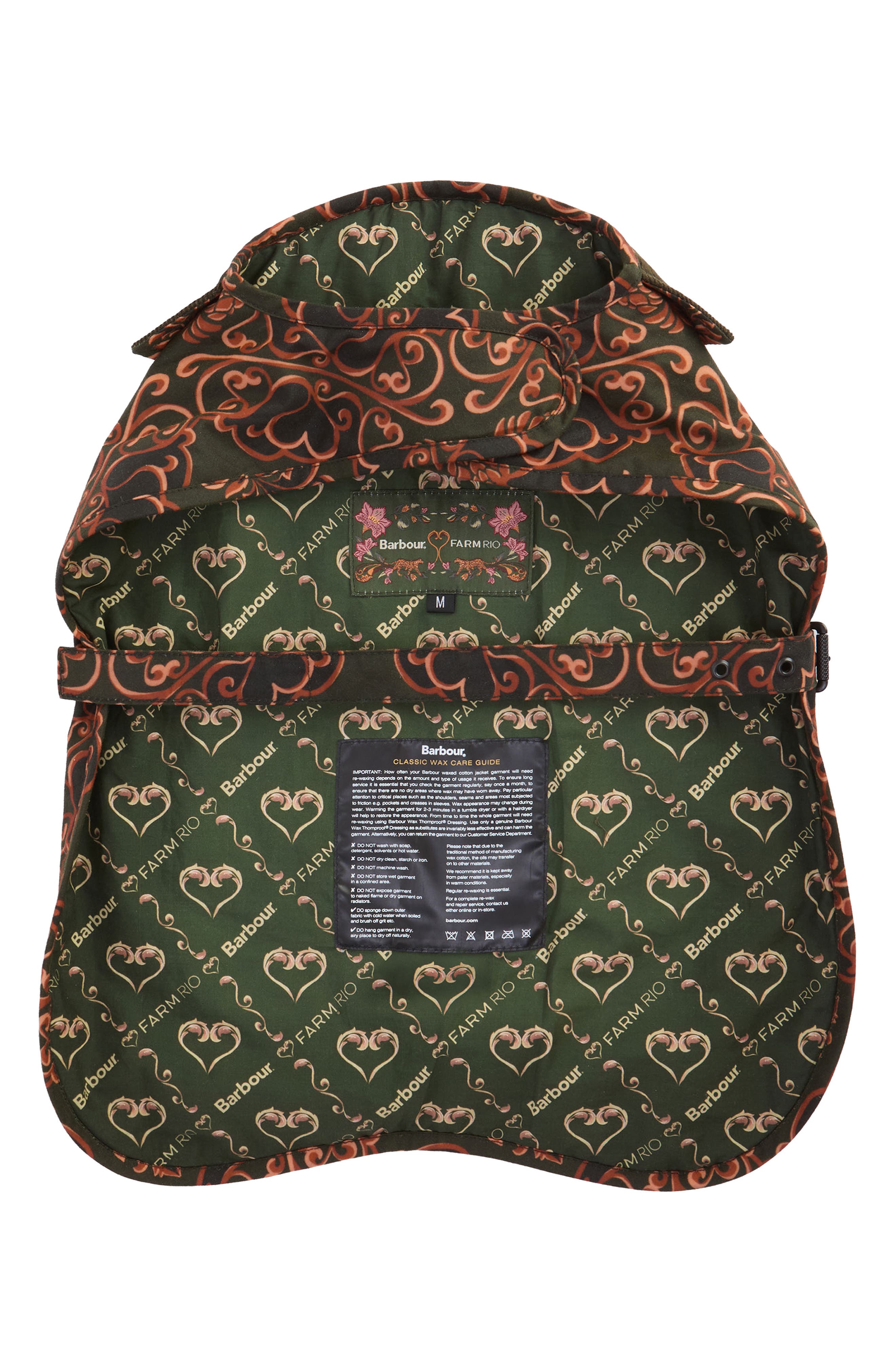 Pineapple Waxed Cotton Dog Coat