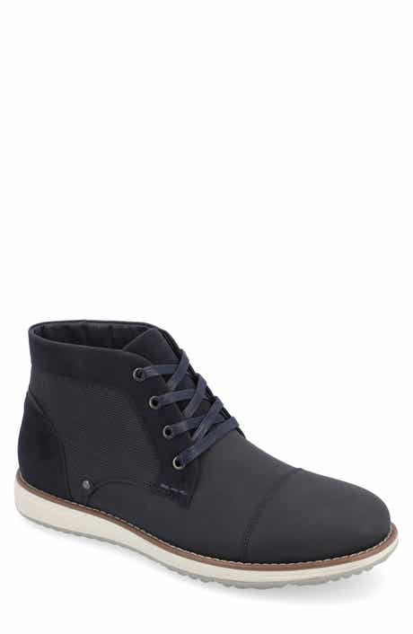 VANCE CO Austin Cap Toe Chukka Boot - Wide Width