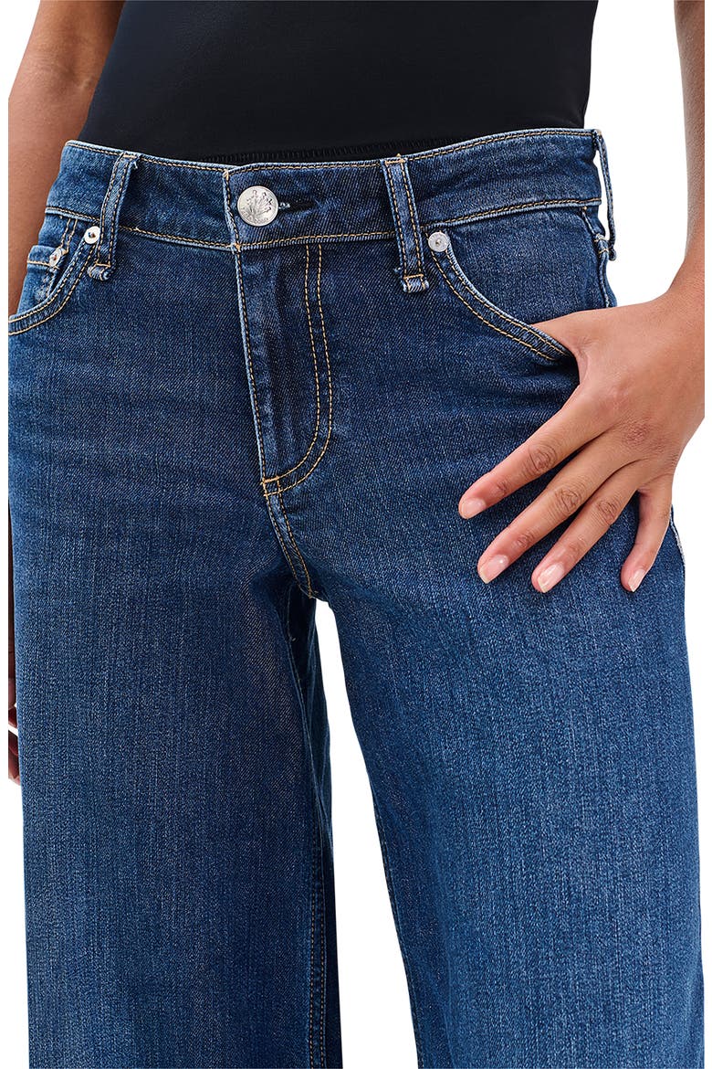 Aiden Low Rise Wide Leg Jeans, Alternate, color, RHNBK