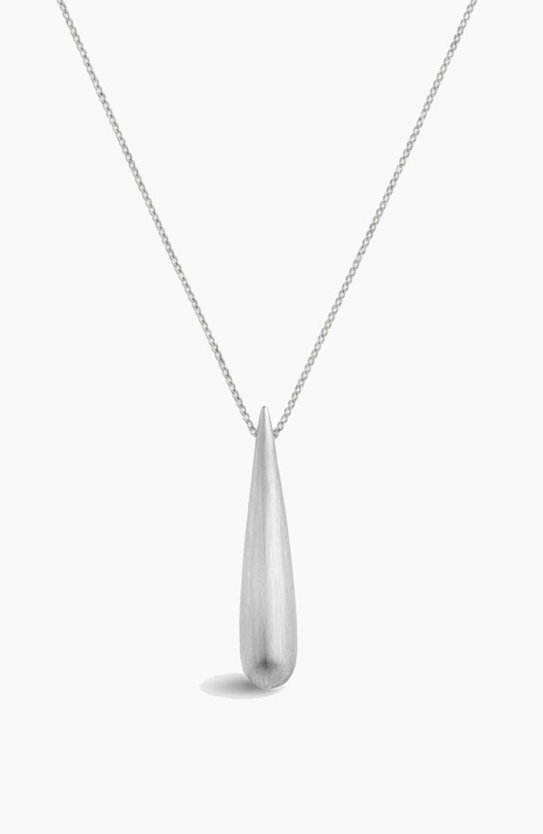 YOJ Eos Teardrop Necklace, Alternate, color, Silver