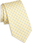 FERRAGAMO Football Helmet Print Silk Tie