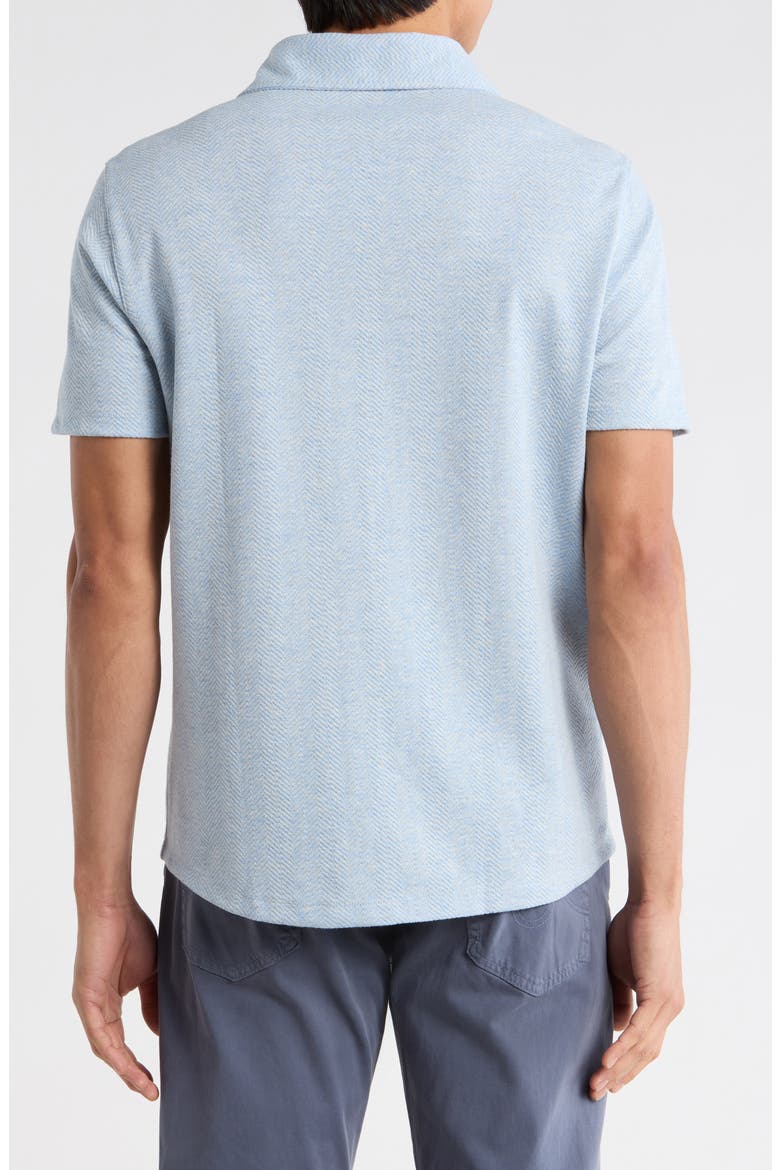 Auron Knit Button-Up Shirt, Alternate, color, POWDER BLUE