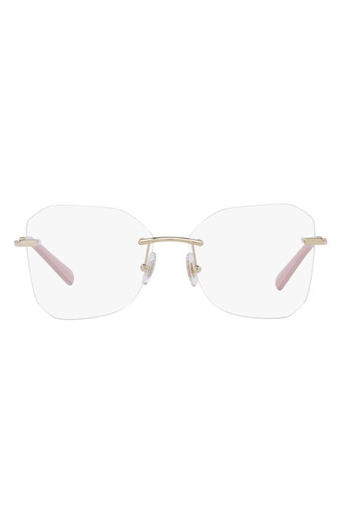 55mm Rimless Irregular Optical Glasses
