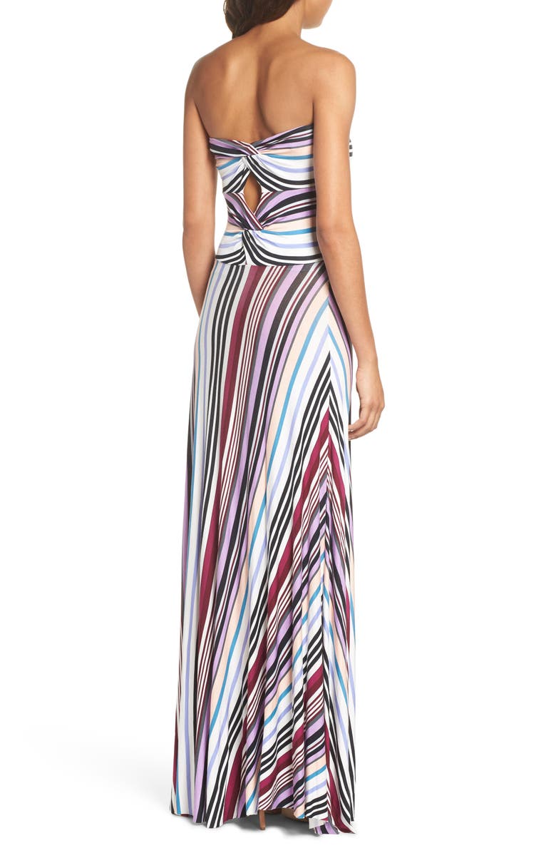 Felicity & Coco Clemette Strapless Maxi Dress, Alternate, color, 