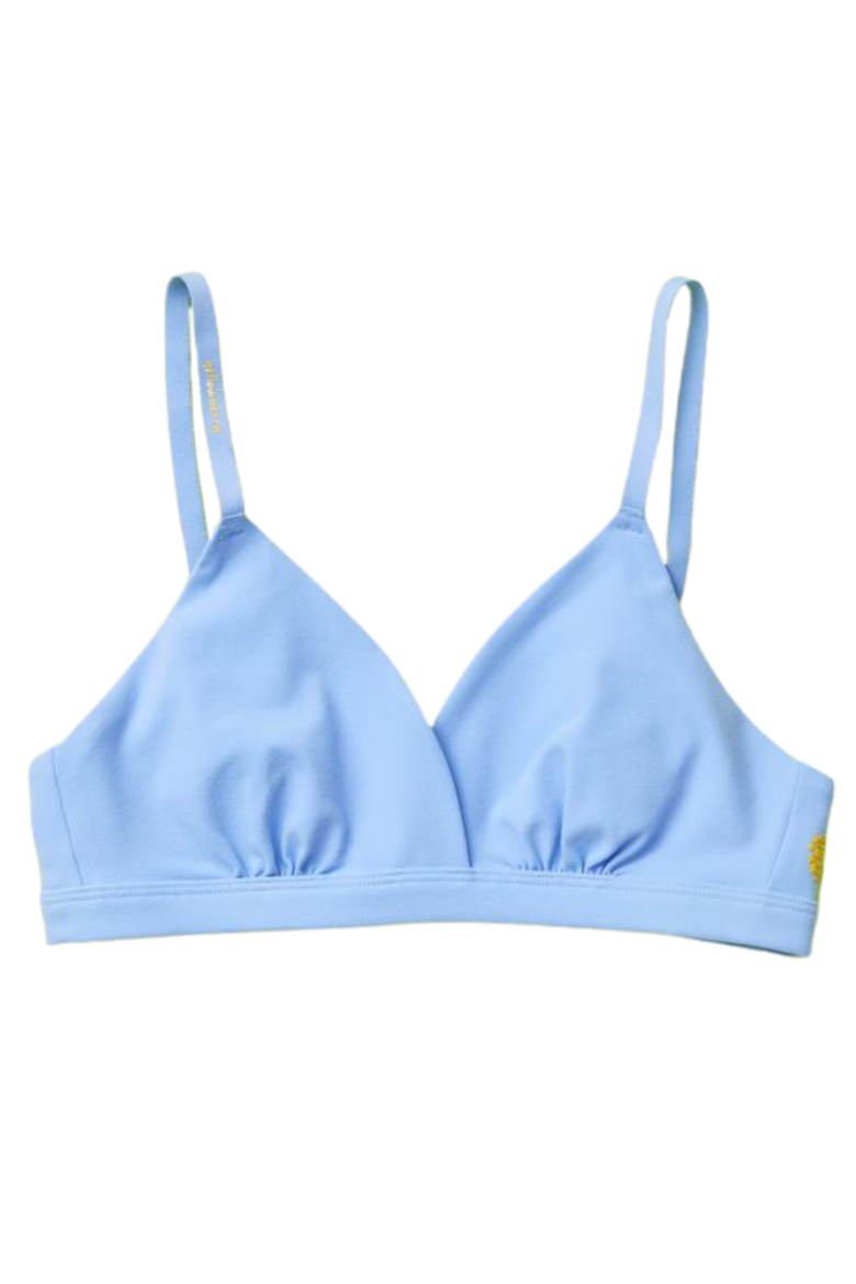 Butter Triangle Bra, Main, color, Ocean