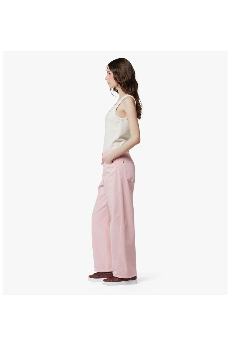Washed Denim Jeans, Alternate, color, Soft Pink