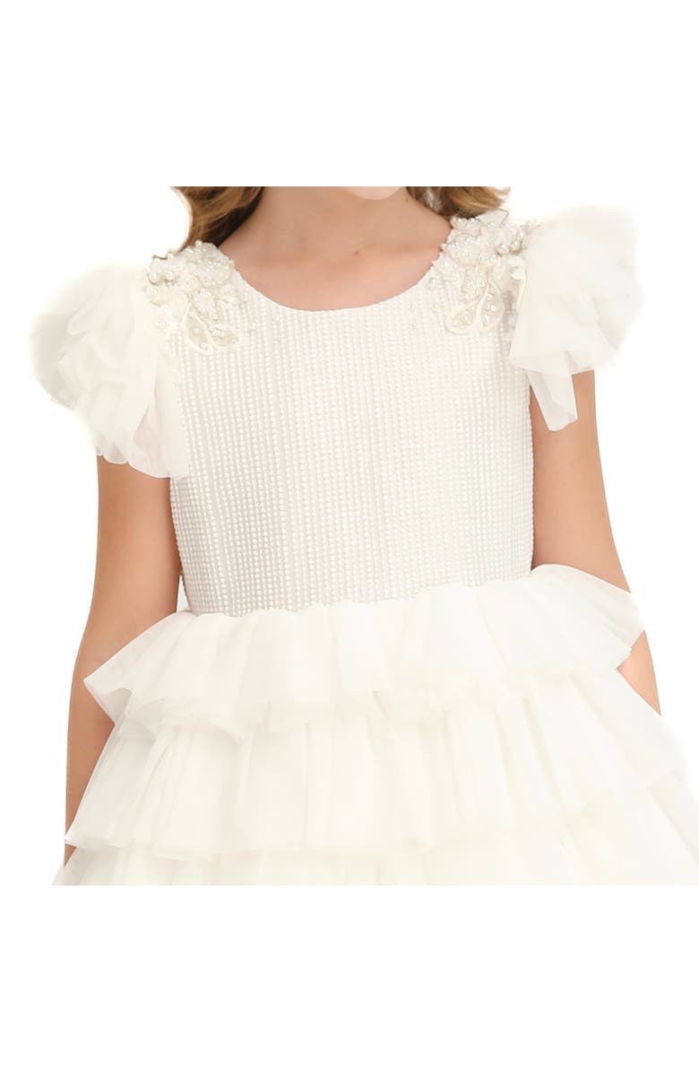 Tulleen Elrose Dress, Alternate, color, White