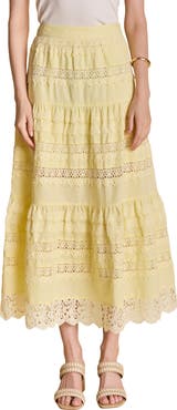 Endless Rose Tiered Midi Skirt