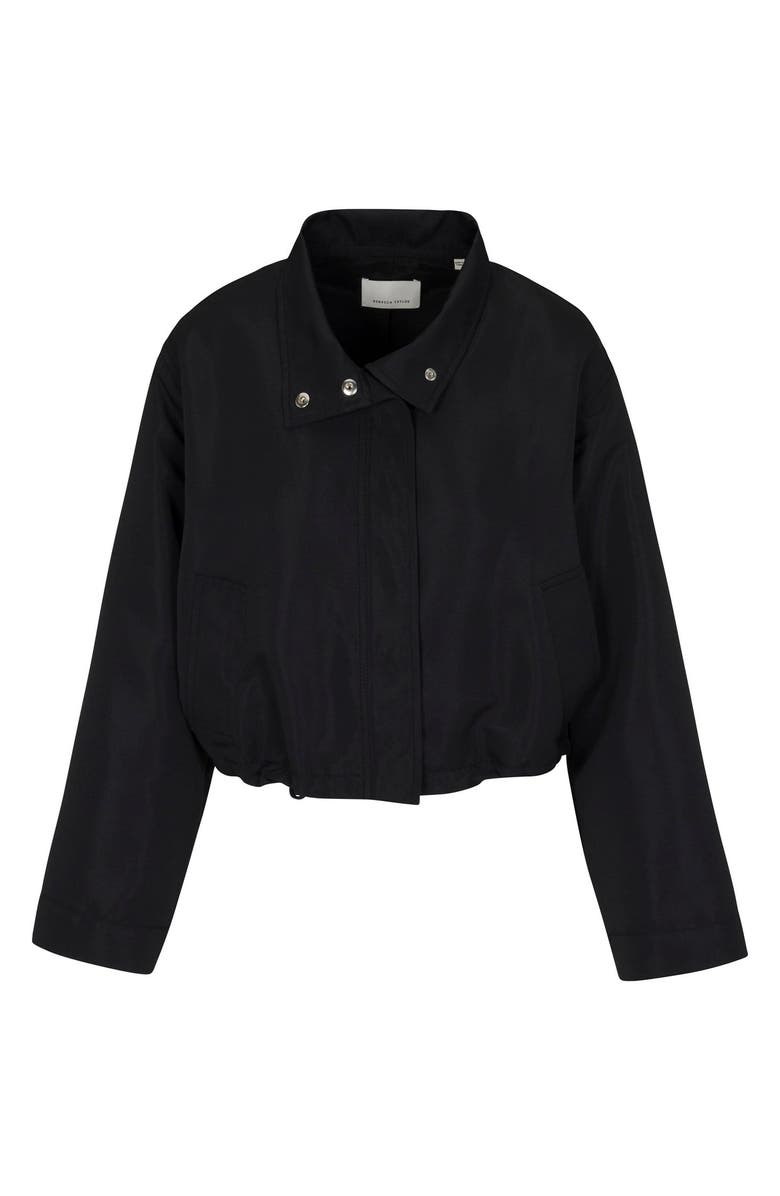 Rebecca Taylor Cropped Faille Jacket, Alternate, color,