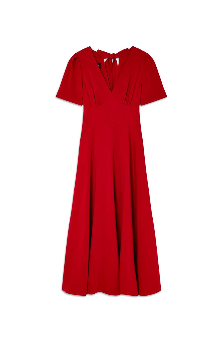 Whistles Panel Maxi Dress, Alternate, color, Red