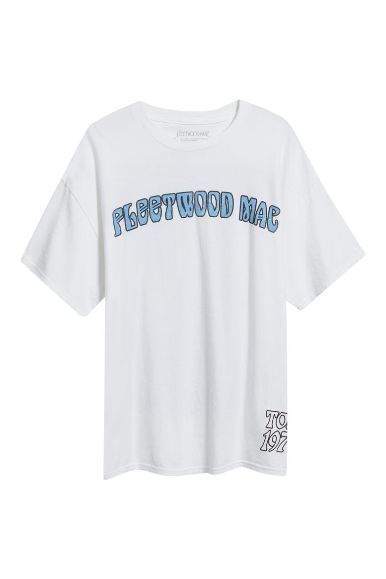Fleetwood Mac Oversize Tour Graphic T-Shirt, Alternate, color, WHITE