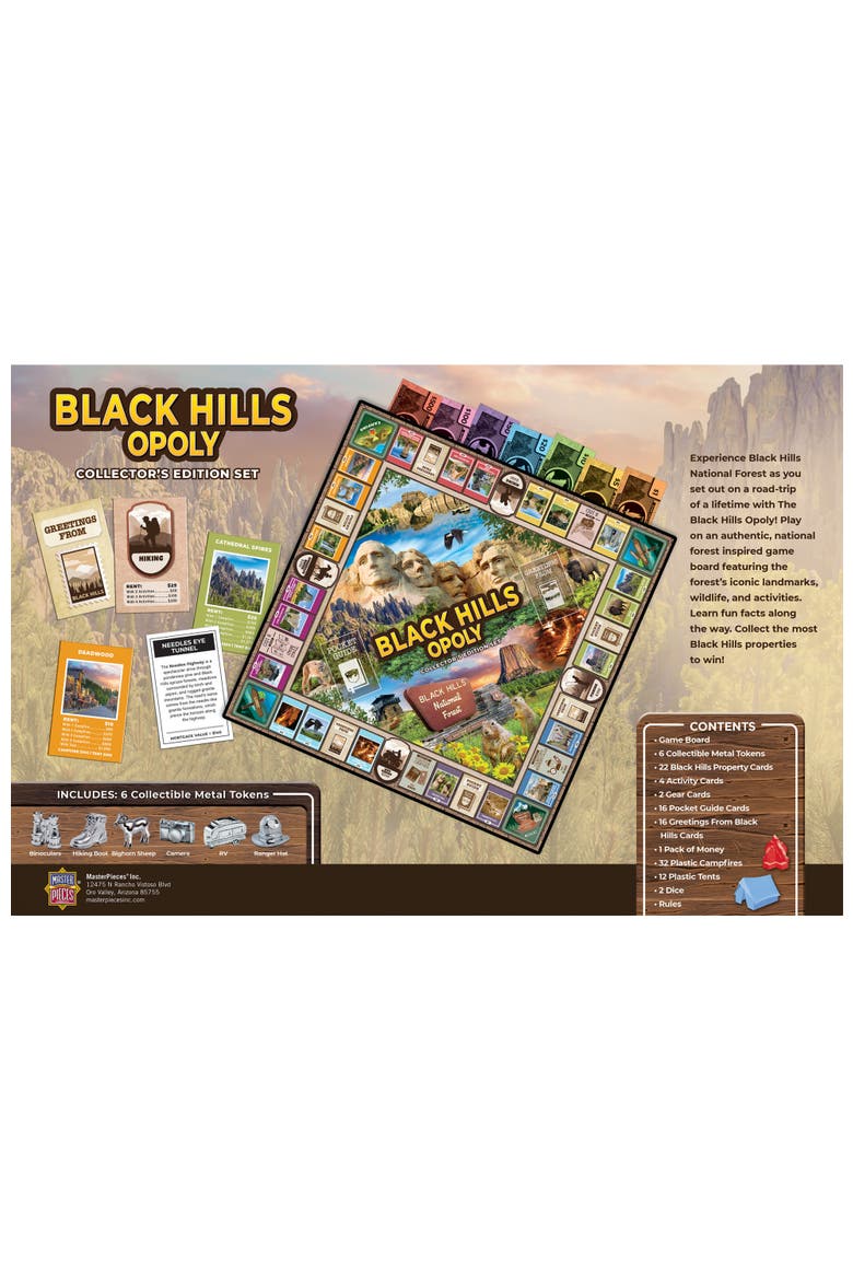 Black Hills Opoly, Alternate, color, Multicolor