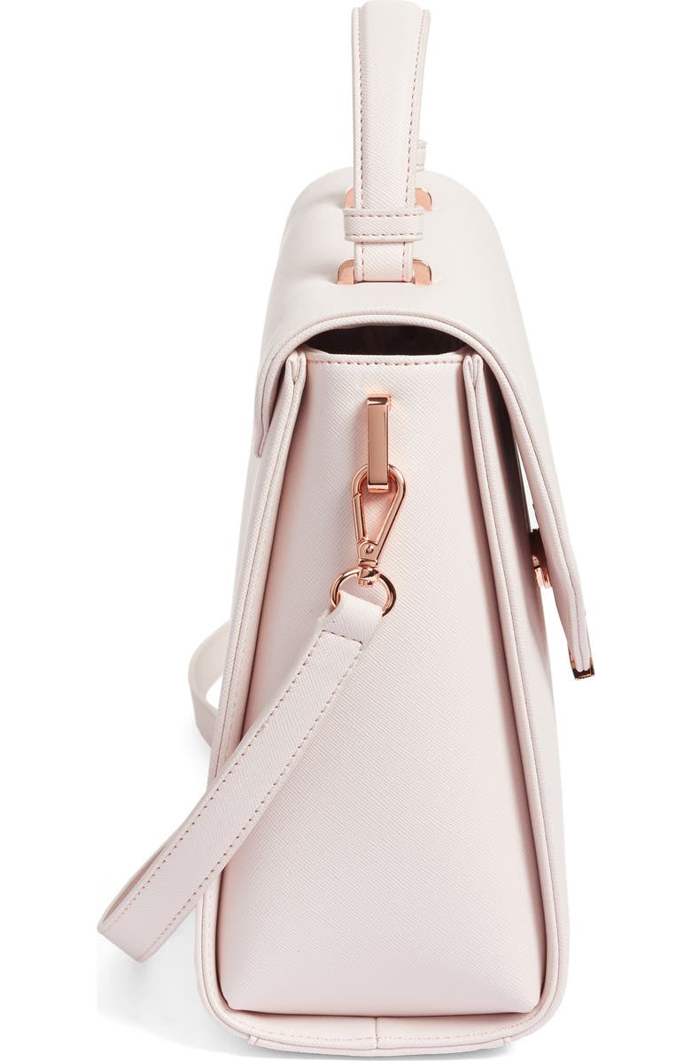 Ted Baker London Large Dajana Faux Leather Top Handle Satchel, Alternate, color,