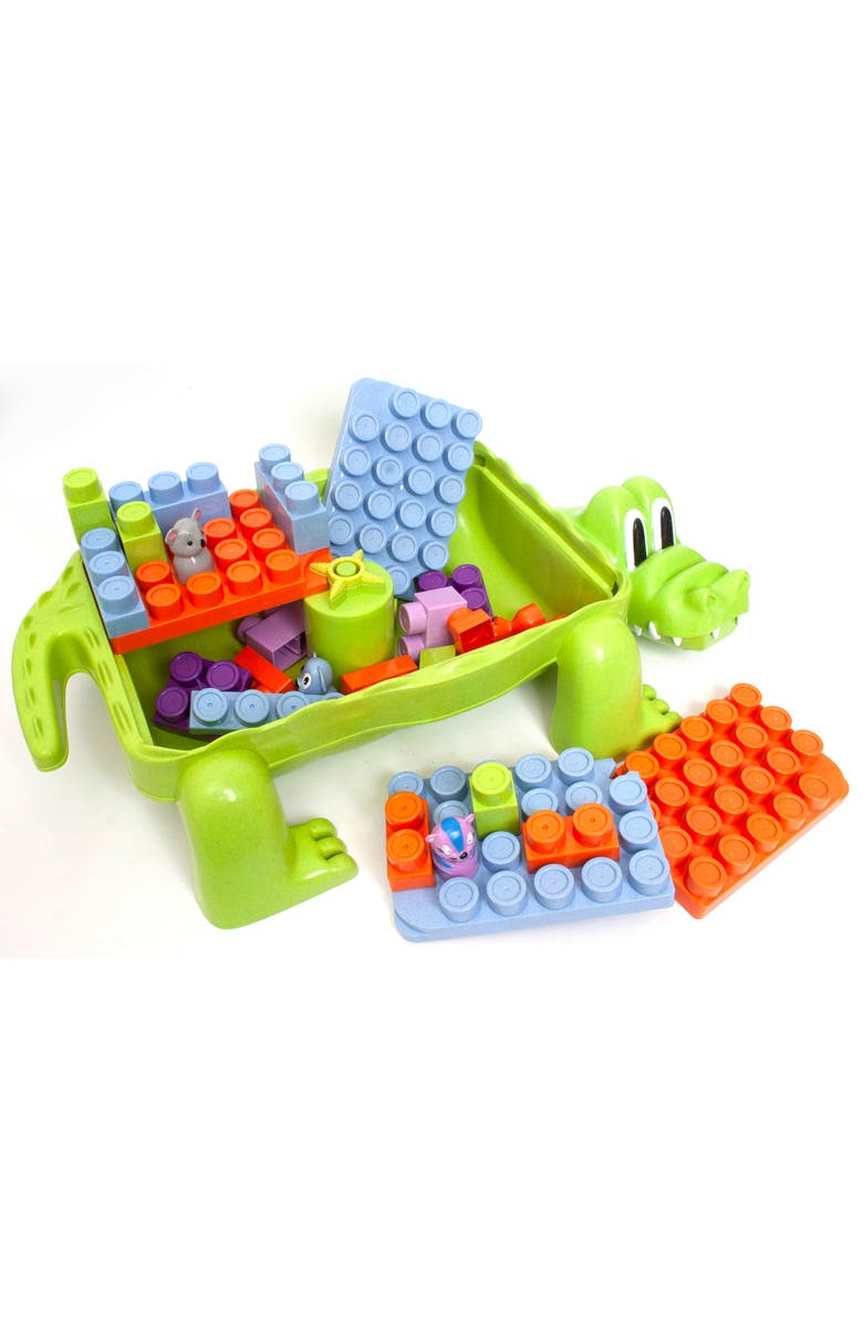 Roo Crew Crocodile Block Activity Station 29 Pieces, Ages 2+, Alternate, color, Multicolored