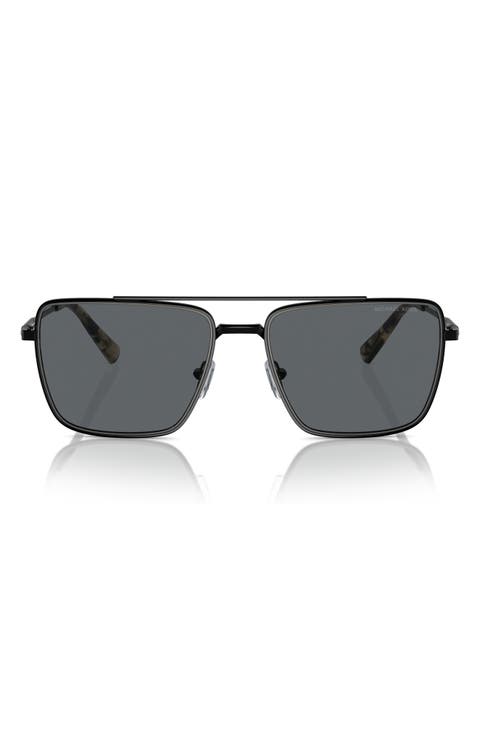 Blue Ridge 58mm Square Sunglasses