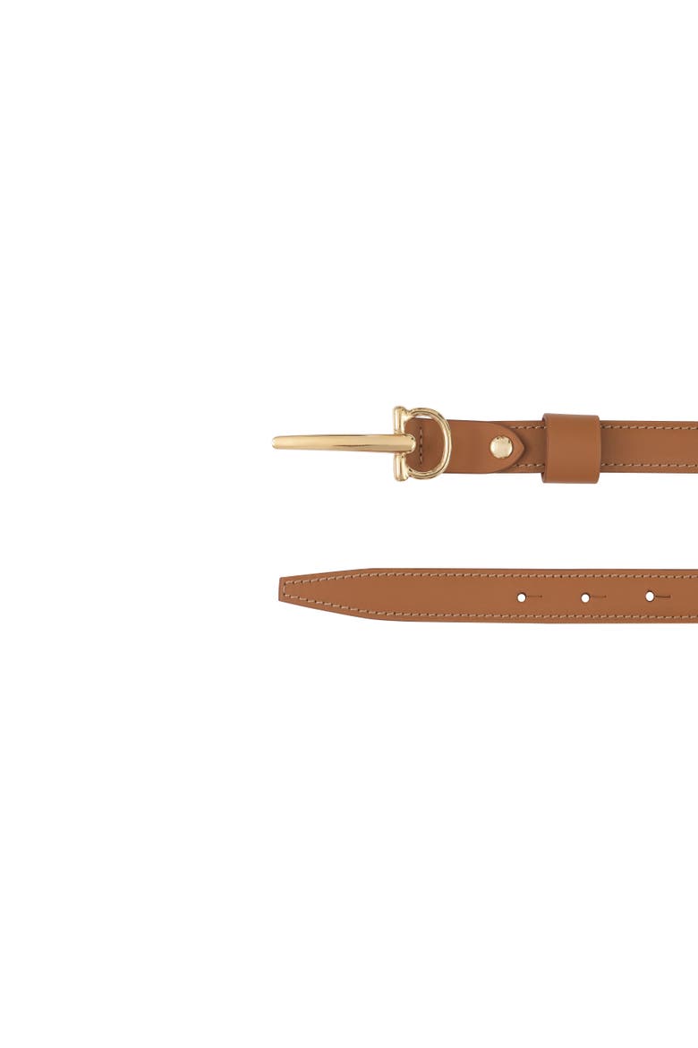 La Séduisante Horse bit Leather Belt, Alternate, color, Camel