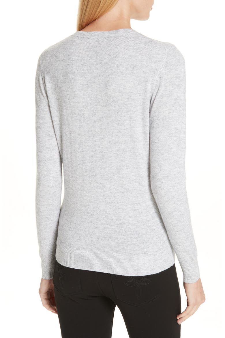 Embellished Sweater, Alternate, color, GREY
