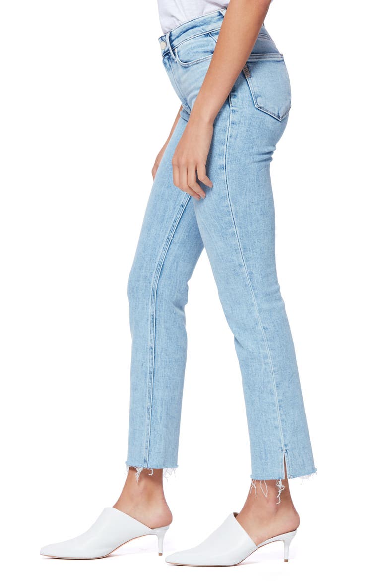 Cindy Split Hem Straight Leg Jeans, Alternate, color, CLARICE
