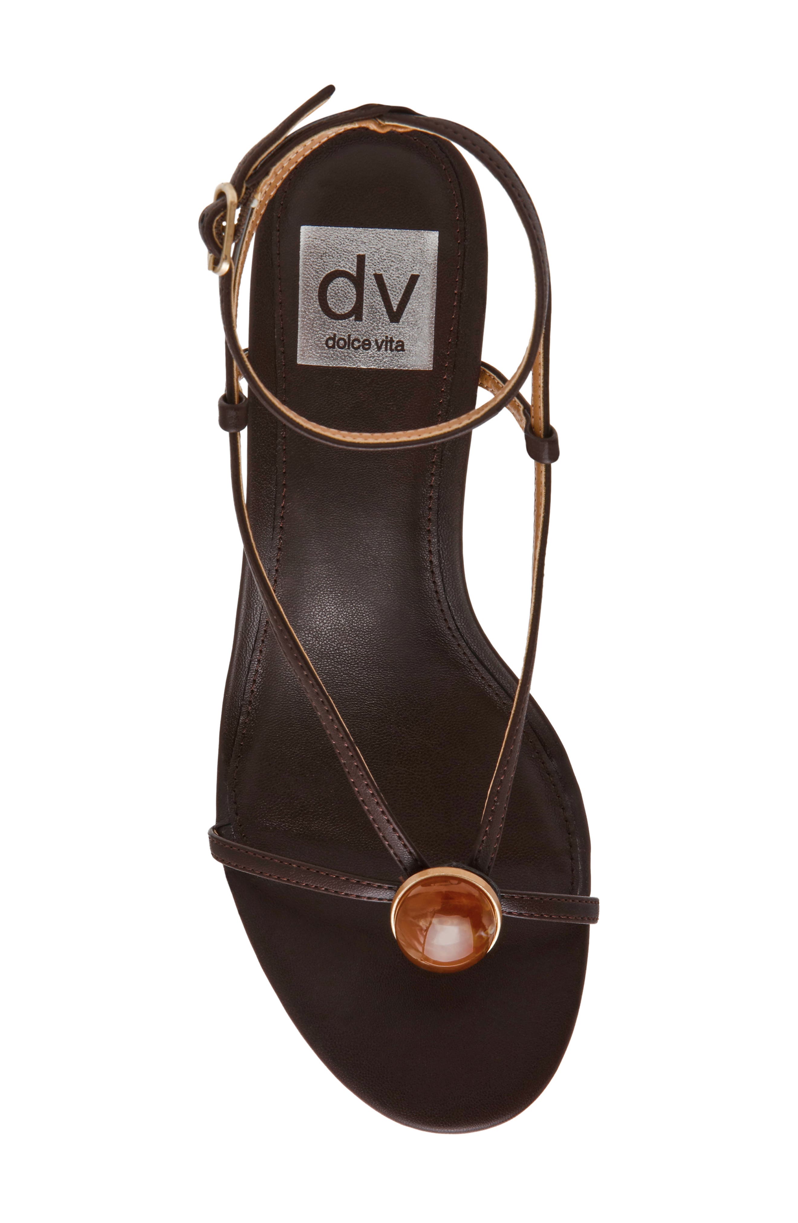 Cella Sandal, Alternate, color, BROWN