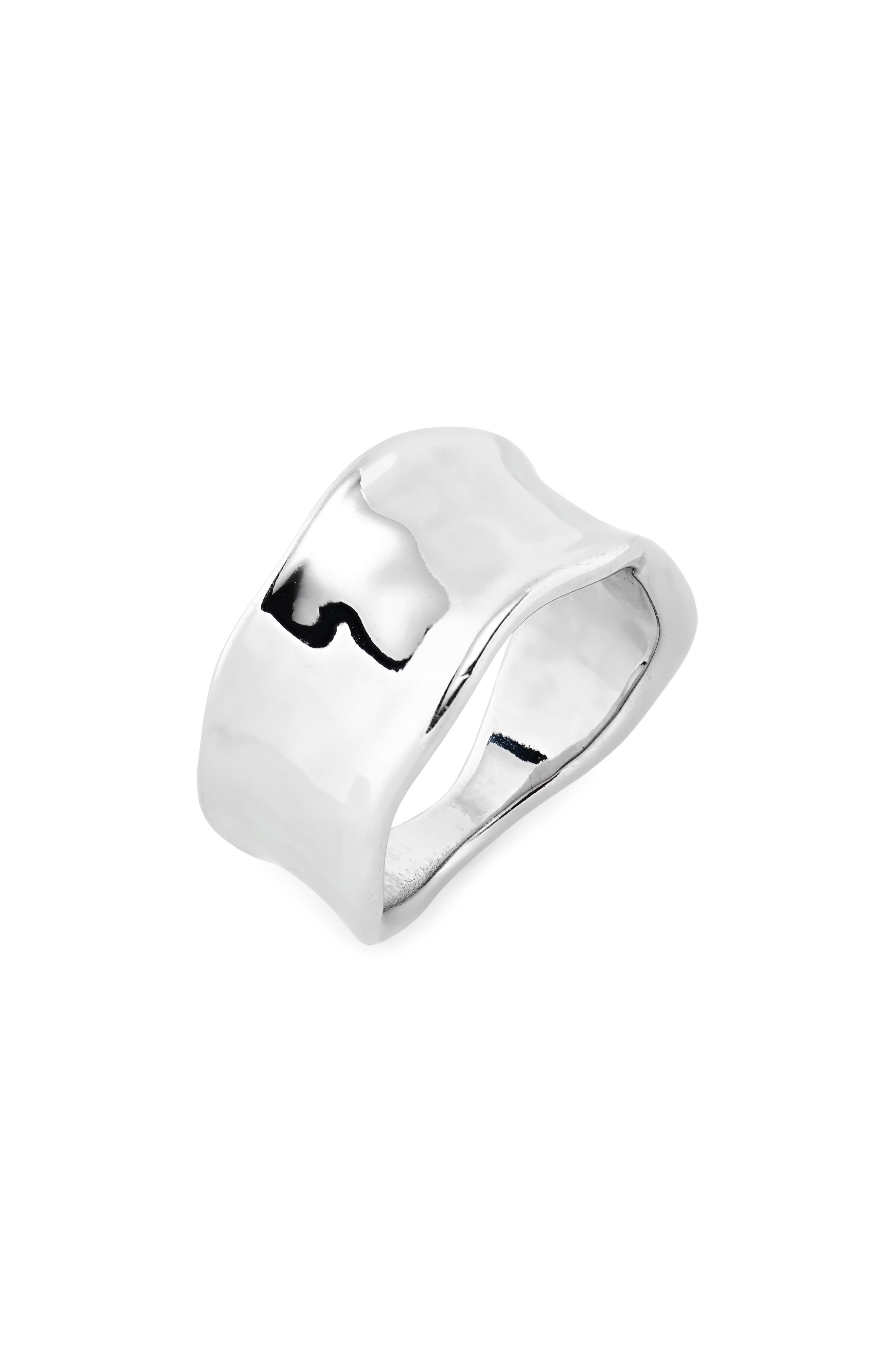 NORDSTROM RACK Molten Wide Band Ring